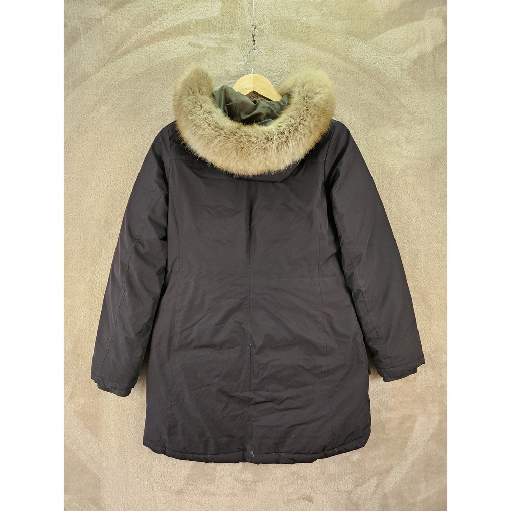Michael Kors Down Jacket Puffer Coat Black Size XS Pockets Snap Buttons - Picture 9 of 10